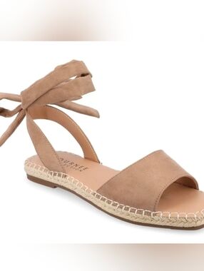 Journee Womens Emelie Espadrille Flat Sandals